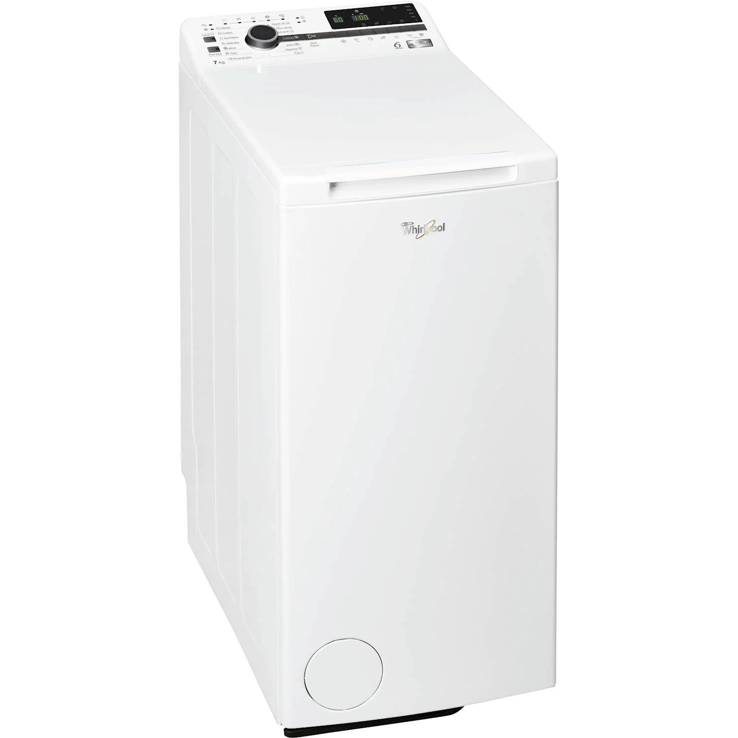 frugthave klima salami Whirlpool topbetjent vaskemaskine TDLR 7222BS NX/N - køle-møller